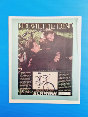 Schwinn Sierra Advertising Vintage Magazin Werbung Original 80er