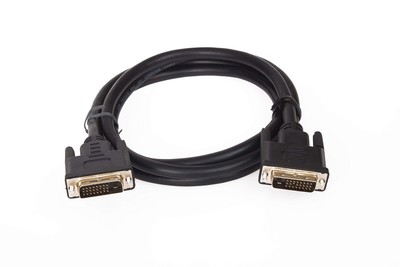 VCOM DVI-D (M) to DVI-D (M) 3m Black Retail Packaged Display Cable
