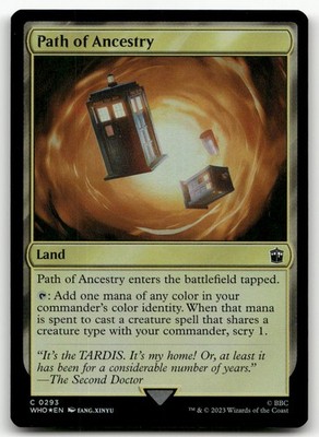 Path of Ancestry #293 (Foil) (NM) Doctor Who WHO Magic MTG