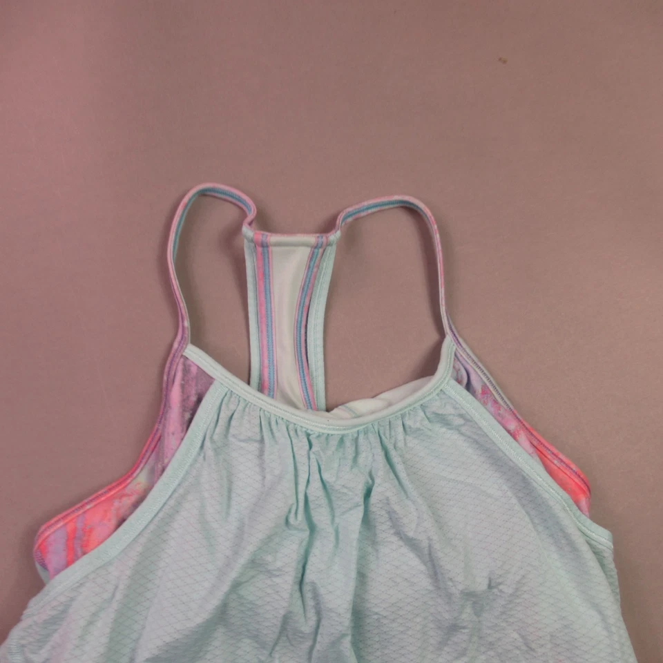 Camisa Ivivva Niñas 12 Sin Mangas Entrenamiento Gimnasio Ligera Lululemon Pullover Foto 2 de 4