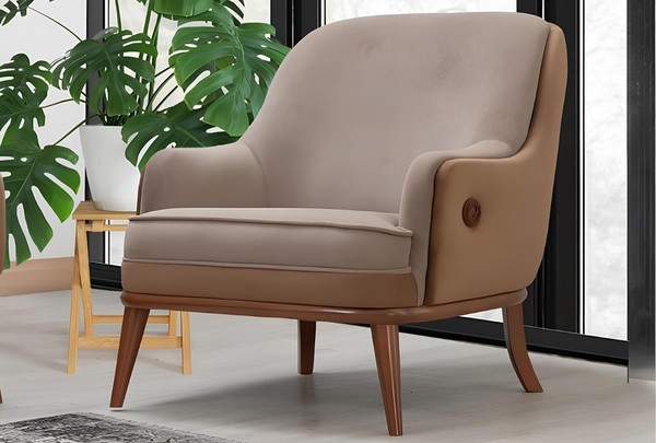Schlichte ÄSthetik – Ein Moderner Sessel FüR GemüTlichkeit Im Wohnzimmer-image