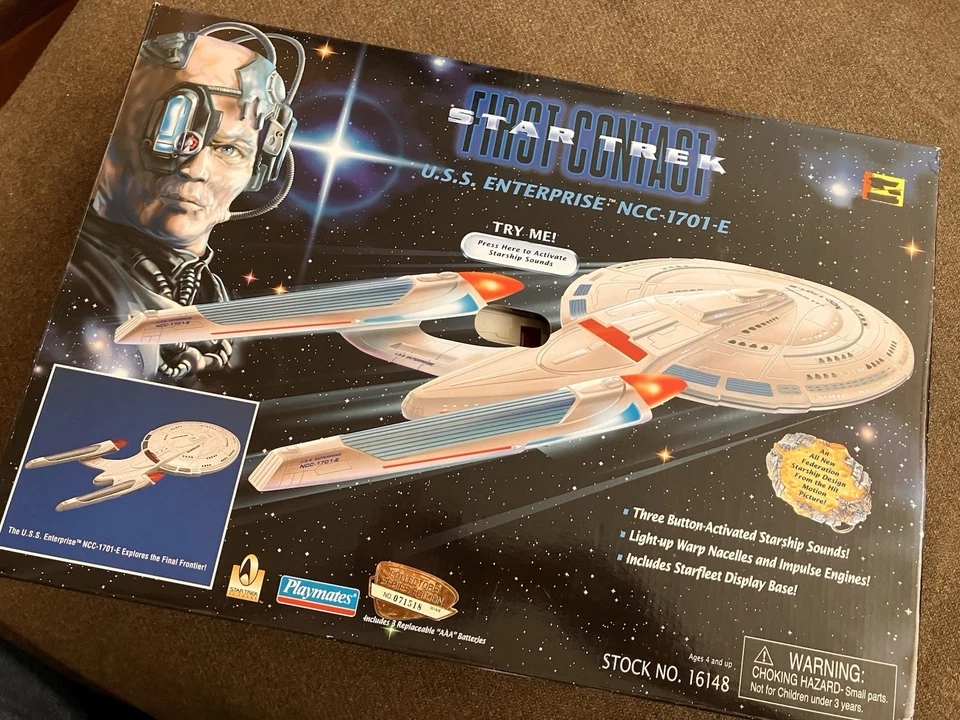  Star Trek Primer Contacto USS Enterprise NCC-1701-E Nave Electrónica #16148 Foto 3 de 4