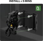 Rotating Integrated Cargo Bed-Mounted Retractable Ratchet Straps Compatible with