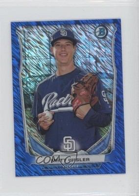 2014 Bowman Scout Top 5 Prospects Mini Chrome Refractors Blue Matt Wisler 0a7