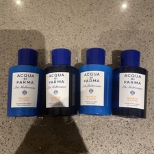 ACQUA DI PARMA - BLU MEDITERRANEO - HAIR & BODY - 4 PIECE SET  75ml BOTTLES