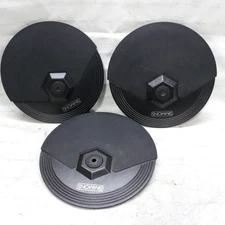 Simmons S500CYM10S 10” Crash  Ride Electronic Drum Cymbal Lot Of 3