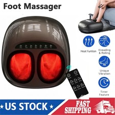 Shiatsu Foot Massager with Heat Neuropathy Tired Foot Blood Circulation Gifts