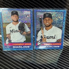 Topps Heritage 2024 Marlins Rookie Card Lot Luarbert Arias Agustin Ramirez