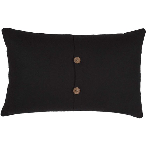 Primitive 14"x22" Blessings Pillow Black Appliqued Felt Bedroom Decor VHC Brands - Picture 7 of 7