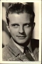 Actor William Lundigan Original Vintage Real Photo Postcard RPPC