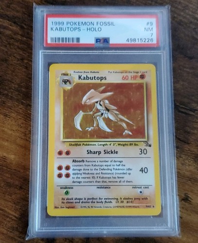 Kabutops (Unlimited) graded PSA 7 for sale on eBay