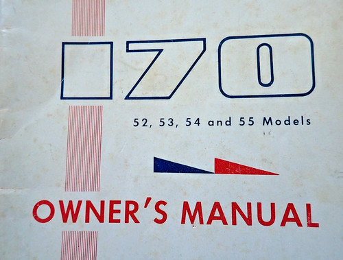 1952 53 54 & 55 Taildragger Cessna 170 POH Owner Manual Ck List Operating Limits
