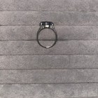 Abalone simulated stone silver tone ring size 8 — photo 4