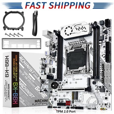 X99 Motherboard DDR4 WiFi M.2 NVMe M.2 LGA 2011-3 wiht TPM 2.0 solt for E5 V3 V4