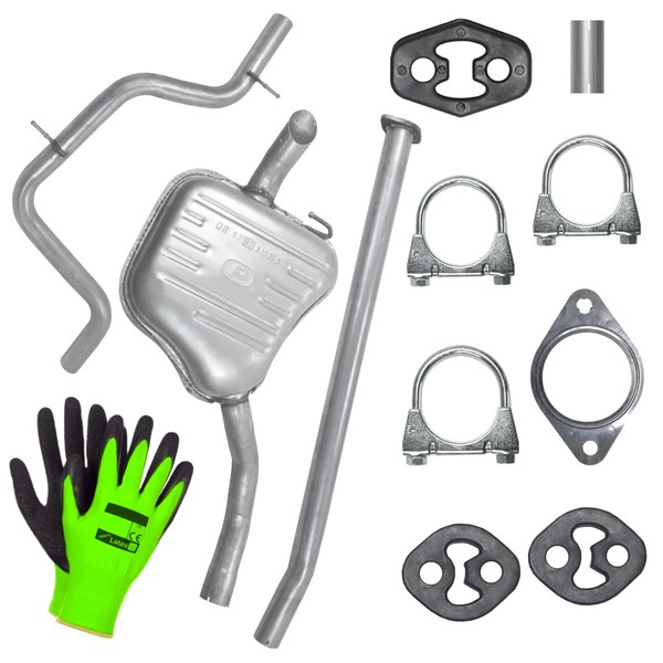 Schaldampferset Auspuff FüR Ford Galaxy MK2 Mondeo 4 MK4 S-Max MK1 1.8 2.0 Tdci-image