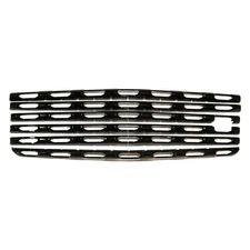6pc Luxury FX Gloss Black Grille Overlay for 2019-21 Chevy Silverado 1500 Custom