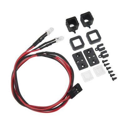 (Quadrate) RC LED Spotlights High Simulation White Light RC Car Scheinwerfer DON