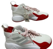 Adidas D Rose 773 2020 Bianco Rosso Vivo Sneakers Uomo Nuove Taglia 11