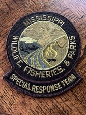 VINTAGE “MISSISSIPPI WILDLIFE, FISHERIES, AND PARKS” Patch SPECIAL RESPONSE TEAM