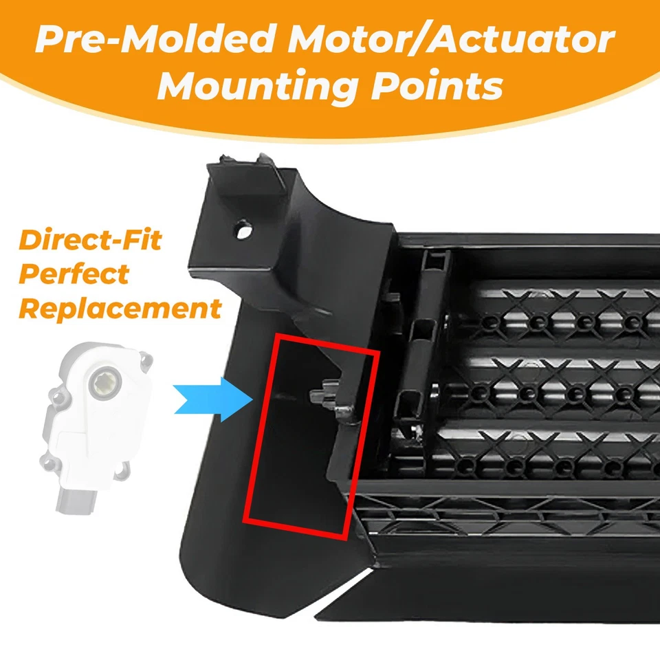 Obturador activo de rejilla de radiador sin motor para Nissan Altima 2015-18 Murano 15-24 Foto 2 de 4
