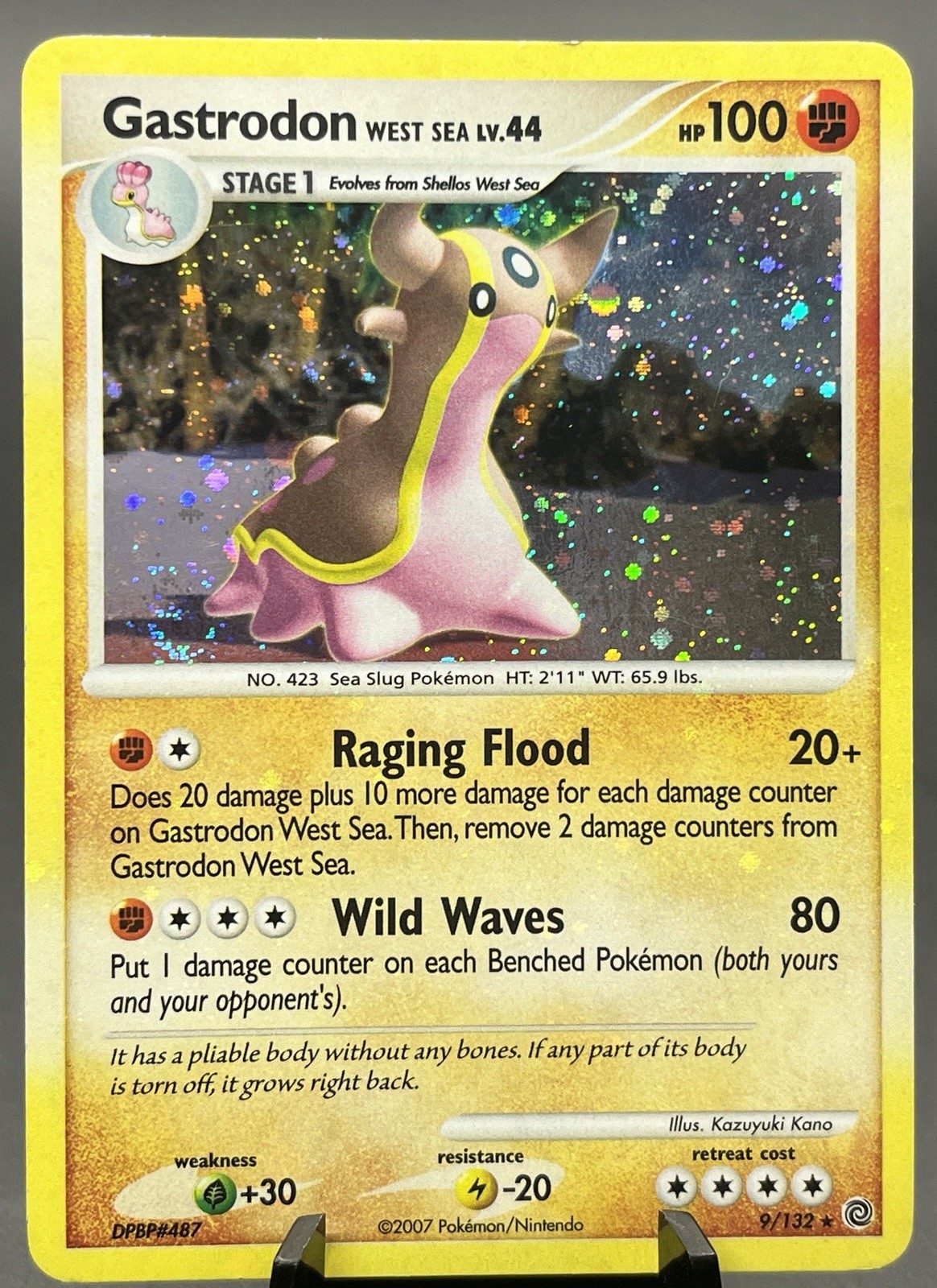 Gastrodon West Sea 9/132 Secret Wonders Cosmo Holo Bleed Pokemon Card LP