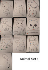 10 Animal Set 1 I Cord Templates Wire Art Brand New Knitting