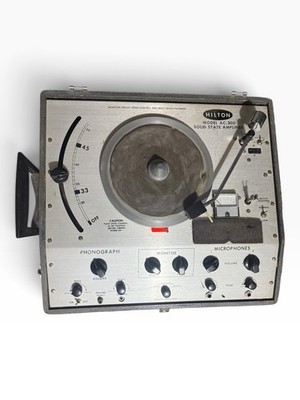 Vintage Hilton AC-300 Turntable Amplifier Square Dance Caller Sound System