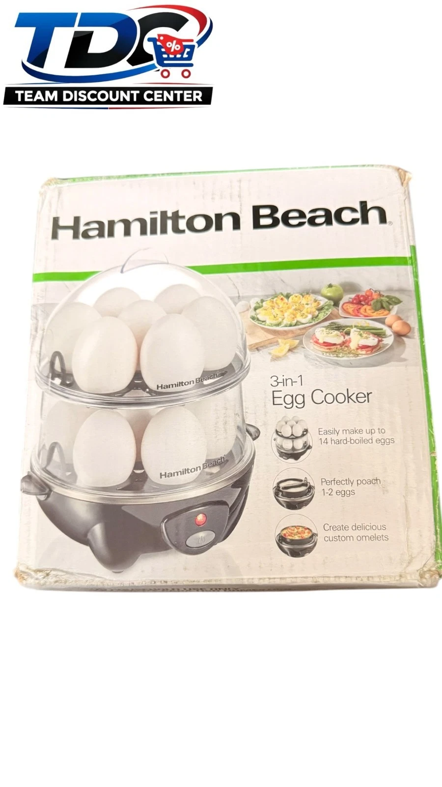 Easy Egg Cooker Electric 14 Egg Capacity 3 ın 1 Large, Omelet Maker Black
Opens in a new window or t