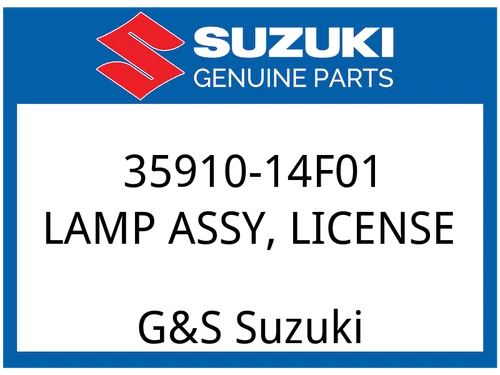LAMP ASSY, LICENSE | Includes Item(s) 9 - 10