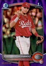 2025 Bowman #BCP-18 Ichiro Cano Hernandez Purple Raywave Refractor #/250