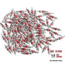 200Pcs Premium Tyre Tire Valve Cores - Valve Stem Core Part Replacement,