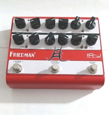 Friedman IR-J Jake E. Lee Signature Dual-Tube Preamp Red