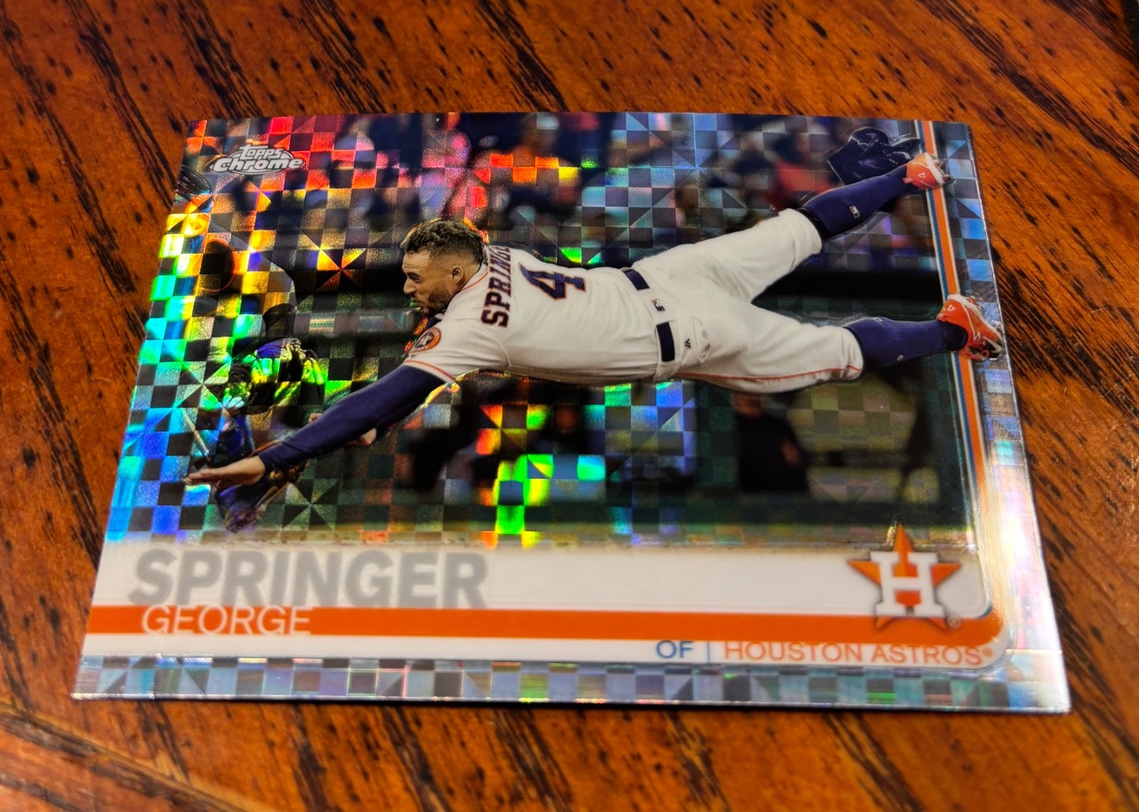 2019 Topps Chrome #42 George Springer X-Fractor