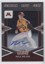 2020 Panini Elite Extra Edition College Tickets Signatures Max Meyer Auto 9y7