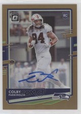 2020 Panini Donruss Optic Rookies Bronze Prizm Colby Parkinson #127 Auto 0nl0