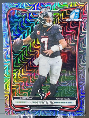 2026 Bowman Chrome CJ Stroud Mojo Refractor BCV-40 Texans