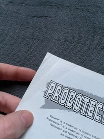 ₪PAS DE JEU₪ Notice Nintendo NES - FRA - Probotector