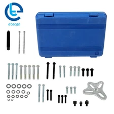 46Pcs Harmonic Balancer Puller Set Steering Wheel Flywheel Crankshaft Pulley