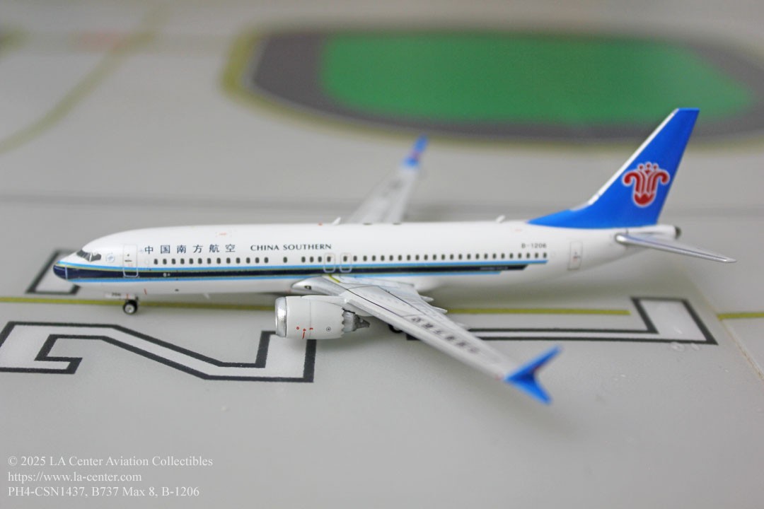 Phoenix Model China Southern Airlines Boeing 737 Max 8 Diecast