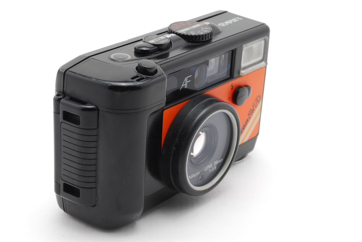 Rare Orange [Near Mint+++] Nikon L35 AW AD 35mm Film Camera From