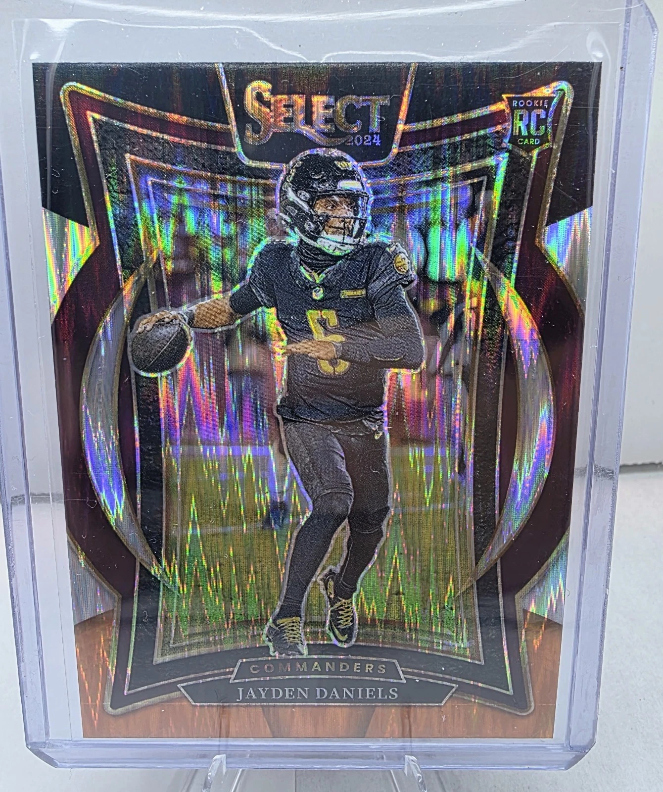 2024 Select Jayden Daniels Black/Orange (Hobby) Shock Prizm Rookie  Concourse