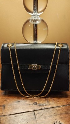 Balenciaga de Luxe Small Bag/Pouch    Black Leather   Gold Hardware   Used