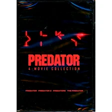 PREDATOR-4 FILM COLLECTION (DVDs) 1987-2018 Widescreen Factory Sealed