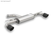 Remus Edelstahl Duplex Sportauspuff VW Golf 6 GTI je 102mm abgeschrägt Carbon