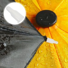 10pcs Umbrella Tail Beads Plastic Repair Parts End Tips for Stick Umbrellas