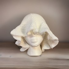 Crochet Ruffle Hat