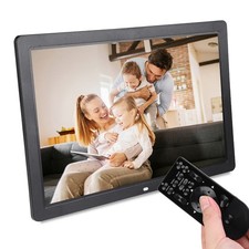 17Inch 1440 900HD Digital Photo Picture Frame Alarm Clock Player Album Remote