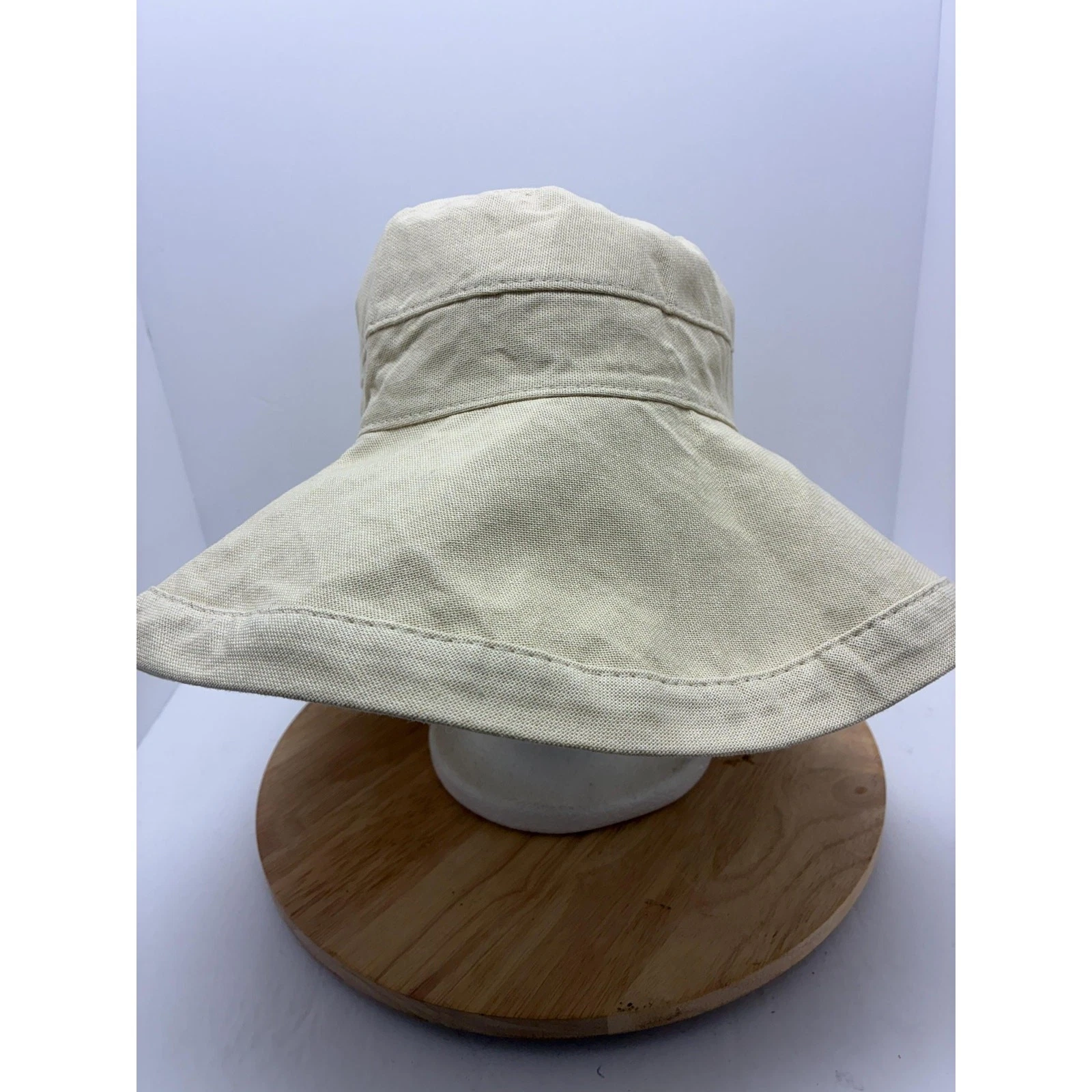 Tommy Bahama Bucket Hat Cream Cotton Sun Hat | Wide Brim Summer Hat | Resort