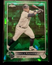 2022 Topps Chrome Update Series Sapphire Edition Harold Ramirez #US67 Green /75