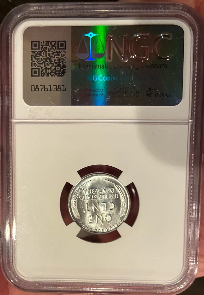 Centavo de acero 1943-S 1C NGC MS 67 hermoso brillo estado como nuevo Foto 4 de 4